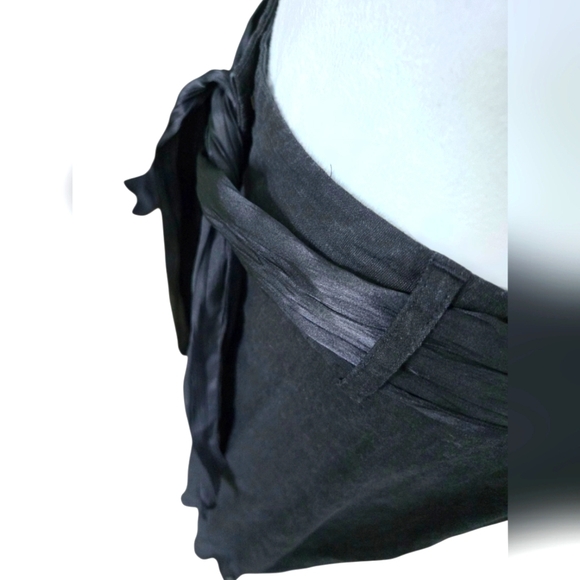 Apt. 9 Womens Linen Crop Pants With Wrap Belt Ebellished Buttons At Ankles -14 - Picture 2 of 7